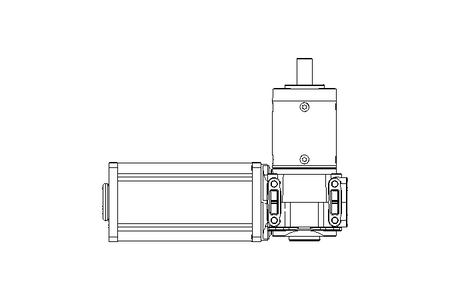 蜗轮蜗杆行星变速电机 0,1kW