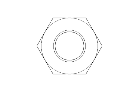 Hexagon nut M8 A2 DIN934