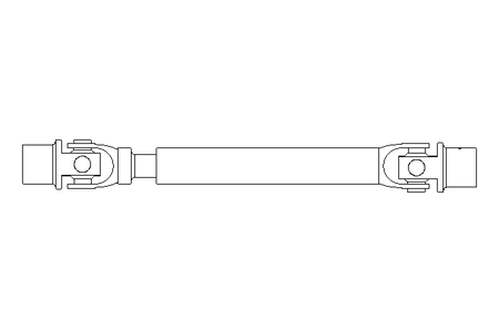 Eje articulado D=32 L1=410 L2=470