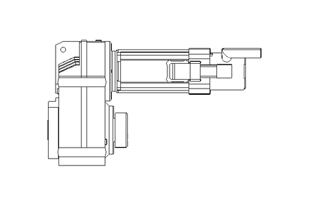 Flachgetriebemotor 9,5 Nm