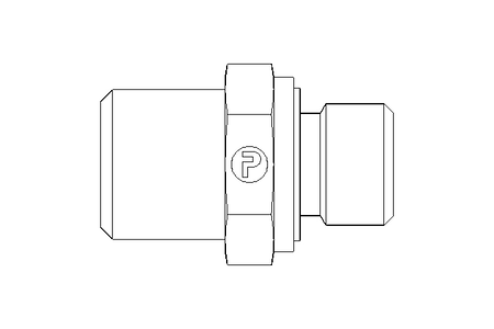 Connecting piece L 6 G1/8"