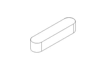 Passfeder DIN6885-1 A 36x8x7 1.0503+CR