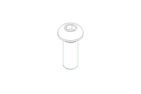 Flat head screw M6x16 A2 ISO7380