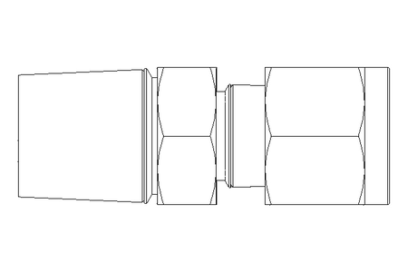 Conexão roscada de tubo 6 G3/8" Niro