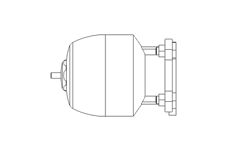 Pneumatikantrieb PTFE Membran DN25 NO