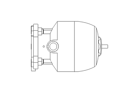 Pneumatikantrieb PTFE Membran DN25 NO