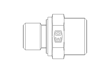 旋入式套管 L 12 R1/4" Niro DIN2353