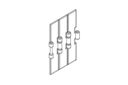 铰链输送带链条 SSC8157RT-7,5IN_XHB B=190,5