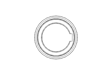 Roda dentad L=206 z=26 D=69,4 d=65 ZX530