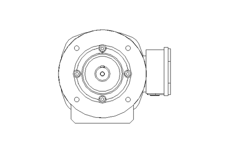 Spur gear motor 3kW 247 1/min