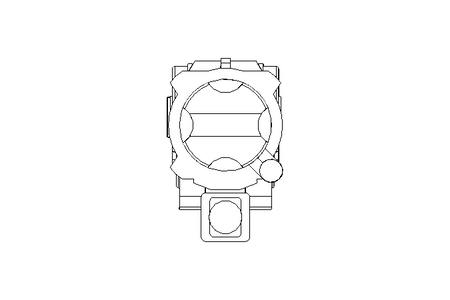 Servo motorredutor dentes cônicos 9,5Nm