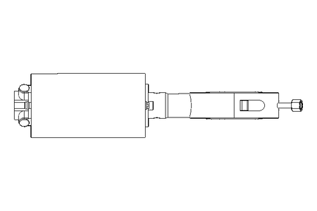 Leckage Scheibenventil mit Antrieb DN80