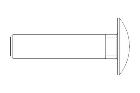 扁圆头螺栓 M10x45 A2 DIN603