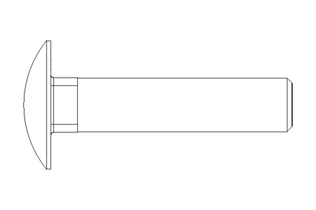 Pf cb oval r/q M10x45 A2 DIN603