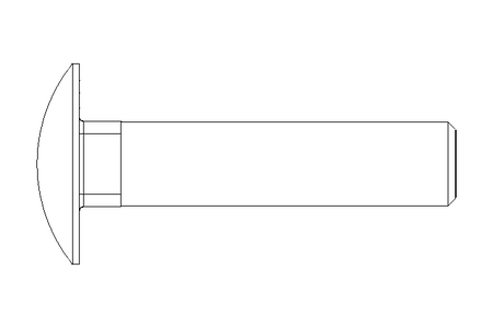 Pf cb oval r/q M10x45 A2 DIN603