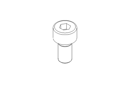 气缸螺栓 M4x8 12.9 DIN912-flZn/TL/720h