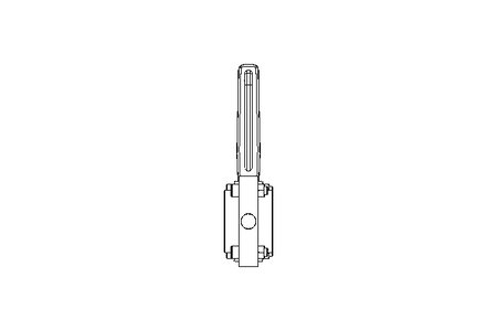 ZFA-Scheibenventil DN40 AISI316L Hand