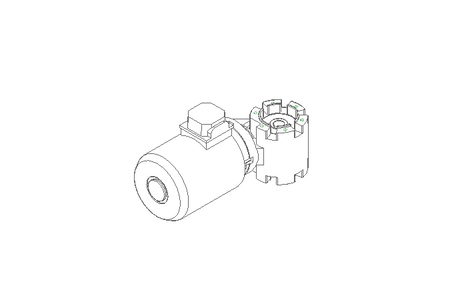 Worm gear motor 0.55kW 56 1/min