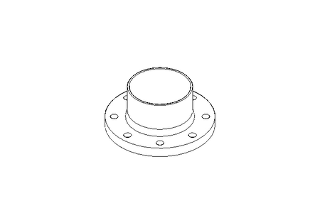 Steril-Flansch DN 80 ISO Form V 1.4539