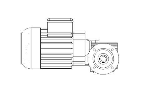 Schneckengetriebemotor 0,55kW 140 1/min