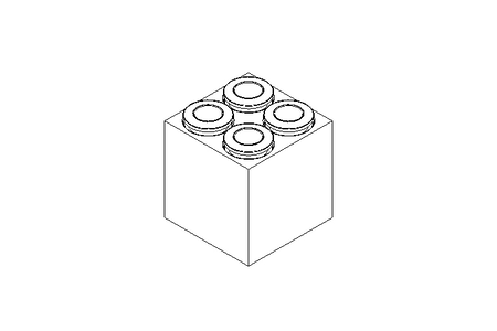 Distribuidor de ar de 4 saidas