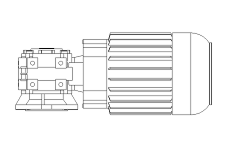 Motoréd. à vis sans fin 0,55kW 74 1/min