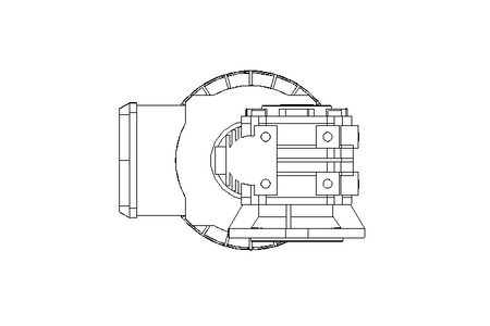 螺杆齿轮速电机 0,55kW 104 1/min