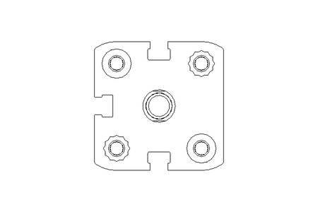 Zylinder D25 Hub20