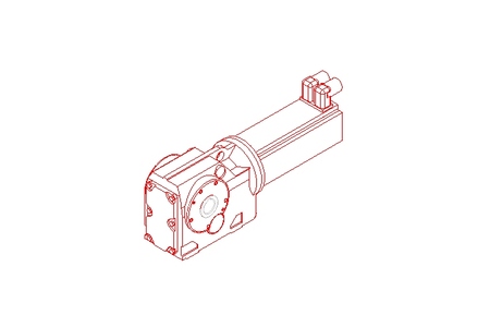 Motor redutor c engrenagens conic 5,3Nm