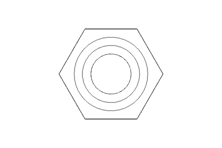 Tuerca hexagonal ciega M3 A1 DIN917