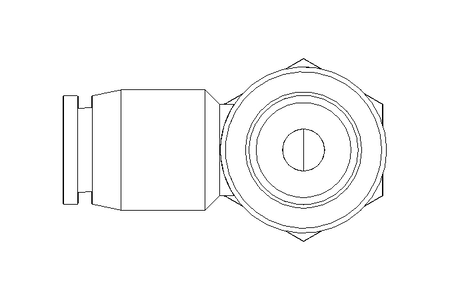 Elbow screw-in connector