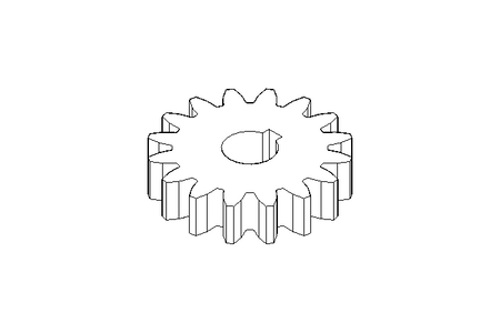 Roda dentada Z16 D90 H20