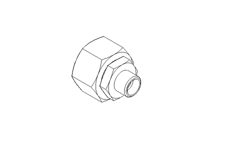 Reducing coupling L 22/10 St ISO8434