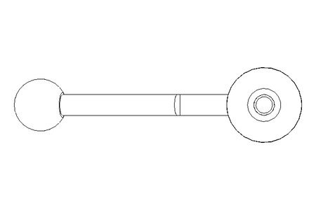 Flachspannhebel E M10x25 Edelstahl