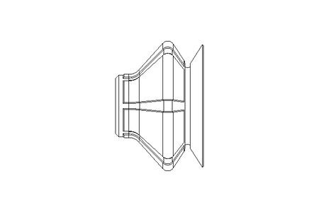 Ventosa de fole sucção D40 SPB1-40 ED-65