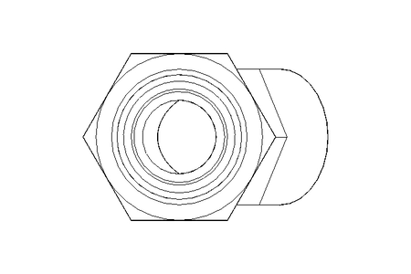 Threaded elbow connector L 15 M22x1,5 St