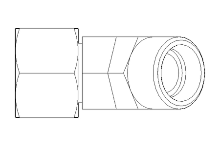 Threaded elbow connector L 15 M22x1,5 St