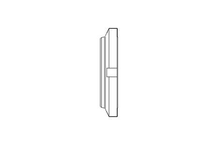 Slotted nut M45x1.5 St-Zn