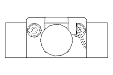 Unidade linear pneumatica tam:20 Alt:100