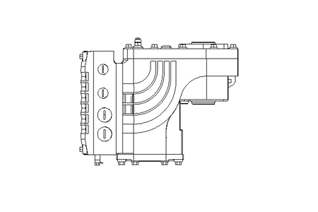 Flat gear servo motor 149 Nm