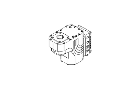 Flat gear servo motor 400 Nm