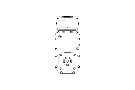 Flat gear servo motor 400 Nm