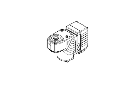 Flat gear servo motor 200 Nm