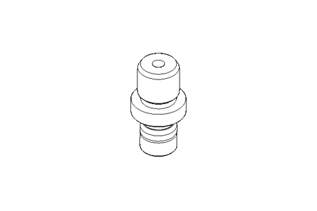 Conexao roscada 1/8" D=4 (Inox)