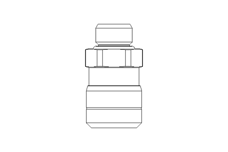 Steckverschraubung G1/4 D 12 Niro