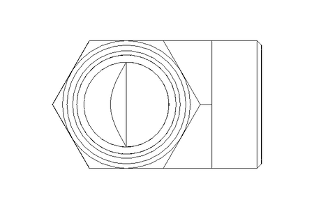 Adaptador roscado L 28/28 St ISO8434