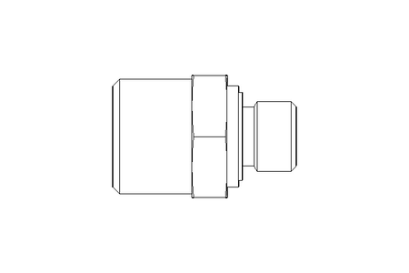 Connecting piece L 10 G1/8" St ISO8434