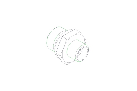 CONNECTING PIECE  GE10LR1/2EDOMDCF