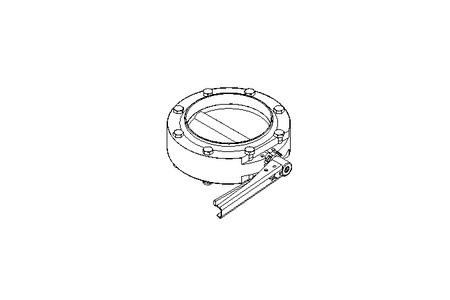 Butterfly valve B DN150 WVW MA E