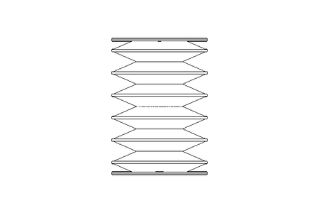 Rubber bellows L=28-146 d=48